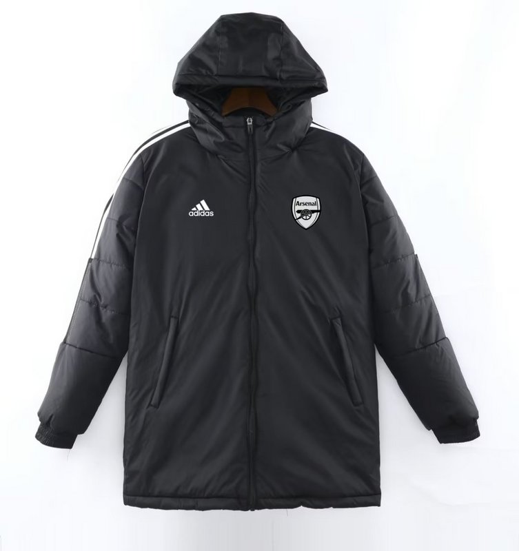 AAA Quality Arsenal 22/23 Cotton Coat - Black/White